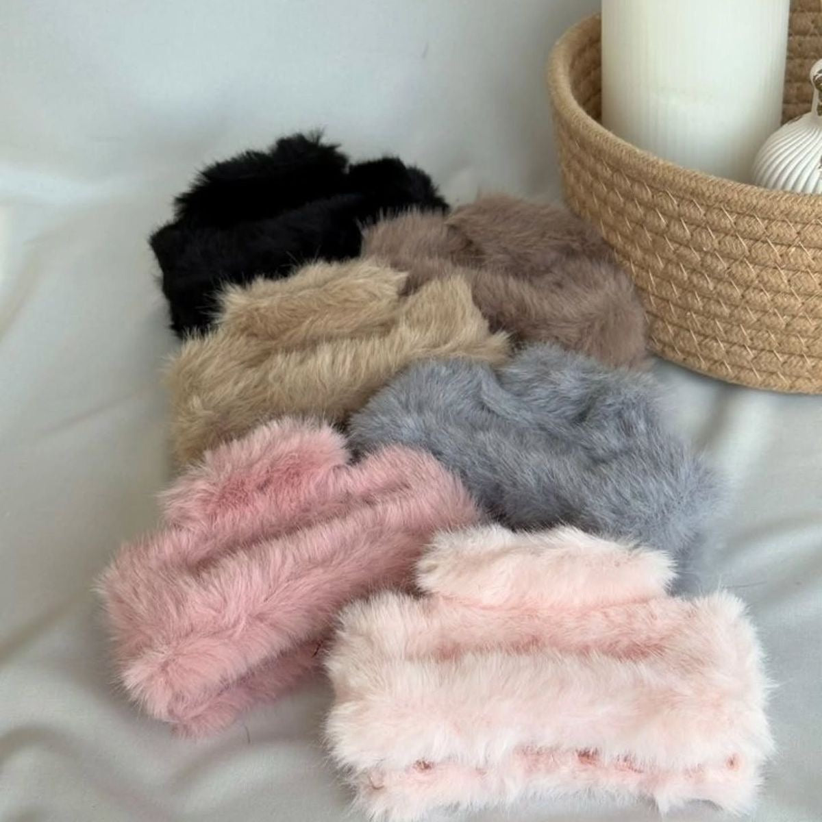 Fuzzy Claw Clip