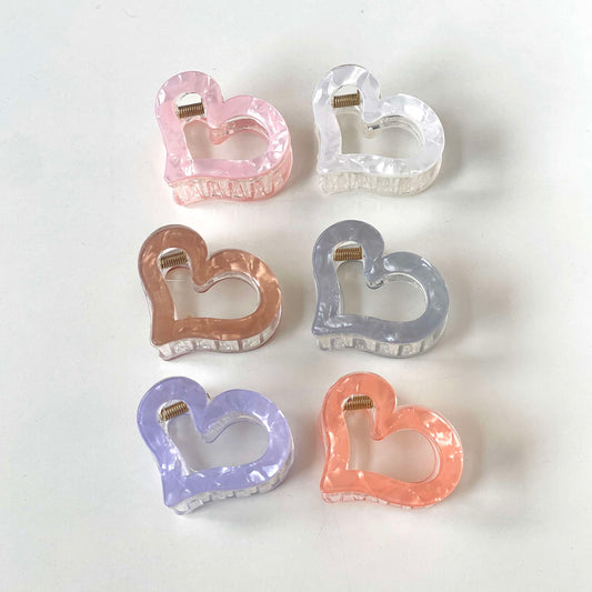 Heart Claw Clip
