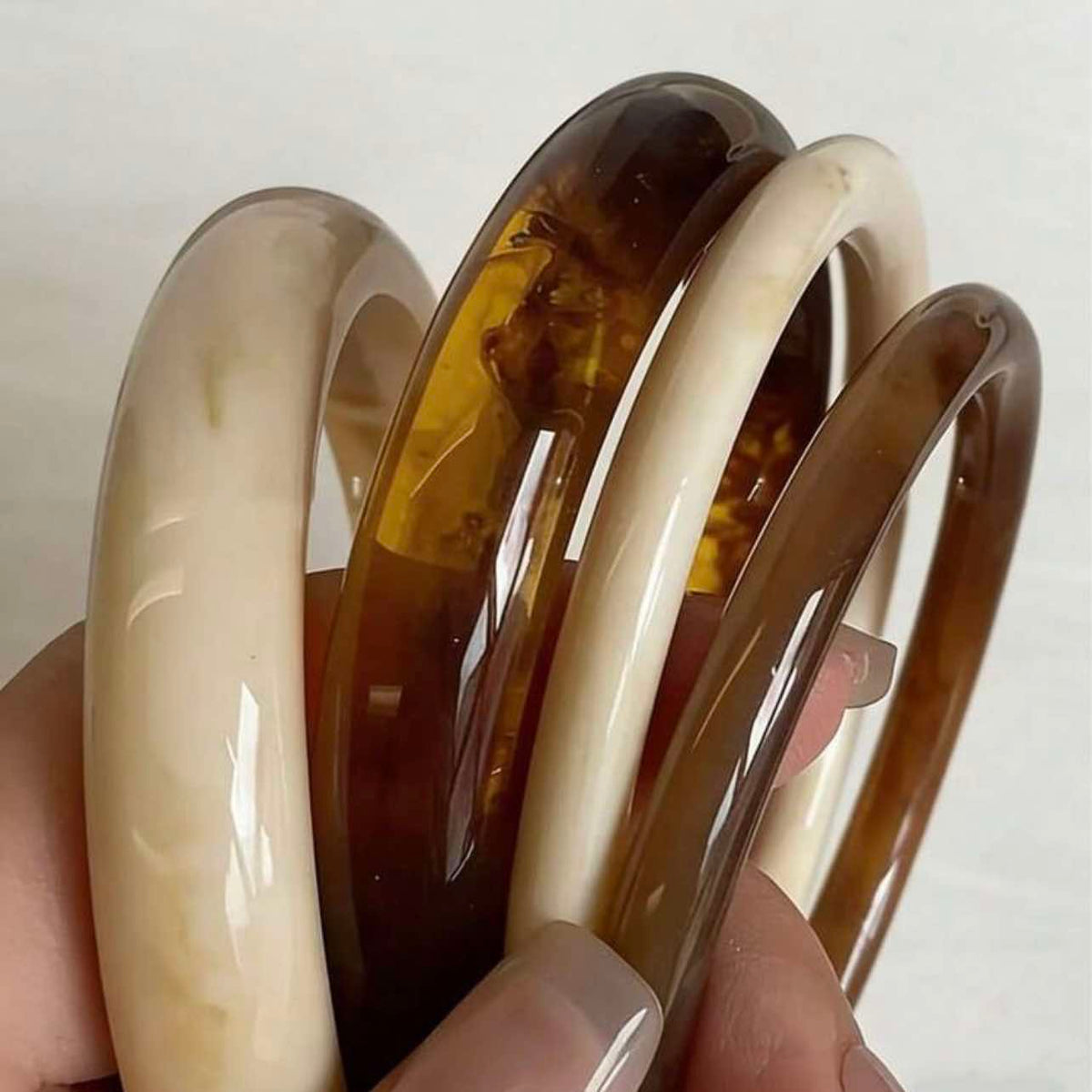 Acrylic Resin Bangle Stack