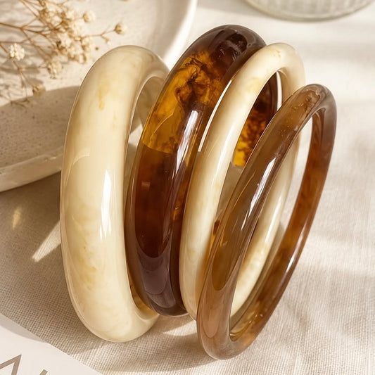Acrylic Resin Bangle Stack