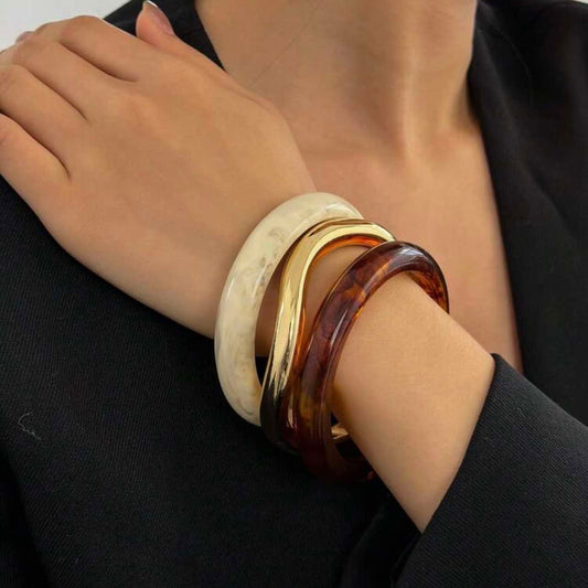 Acrylic Resin Bangle Stack