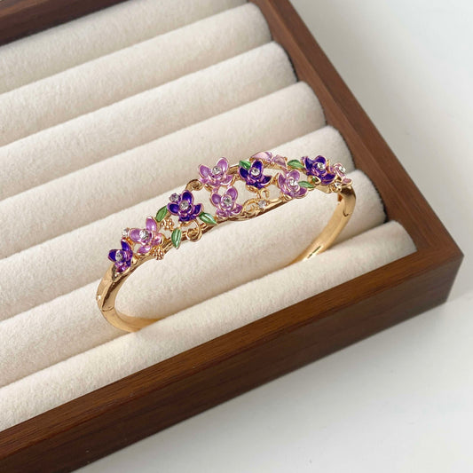 Violetta Orchid Bangle