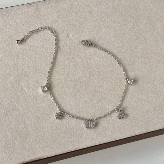 Luxe Glitzy Charm Bracelet