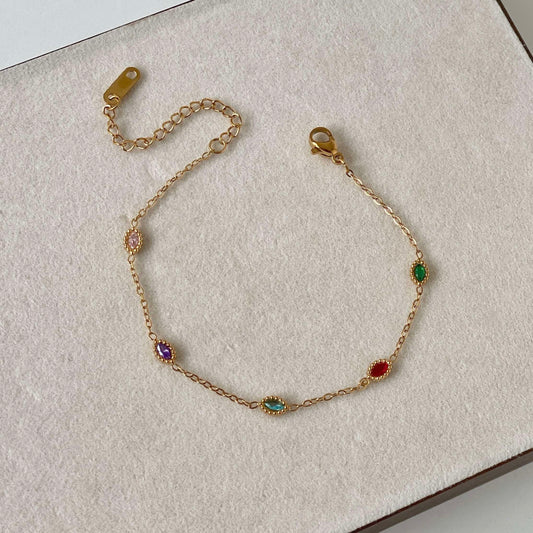 Rainbow Bud Bracelet