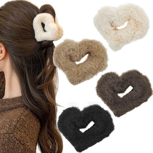Fuzzy Claw Clip