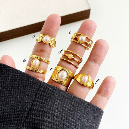 Luxe Pearl Ring