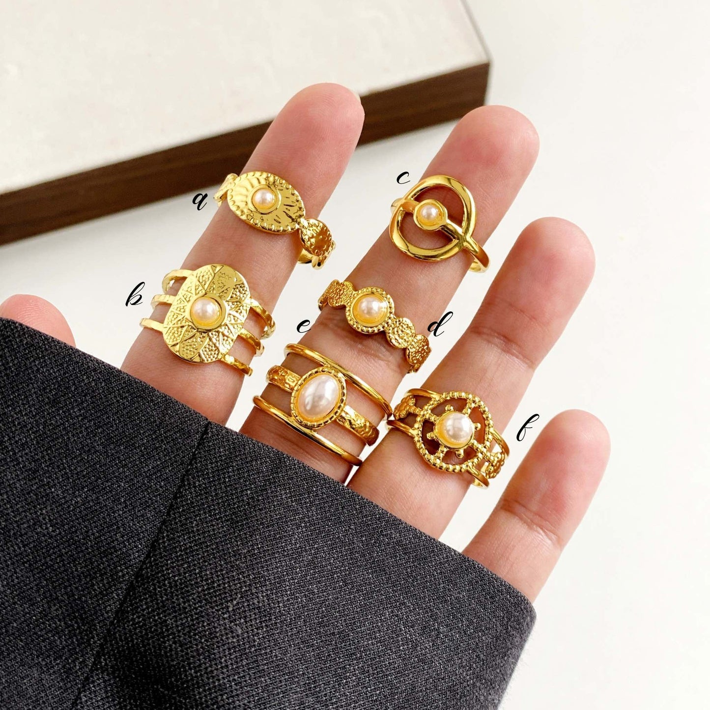 Luxe Pearl Ring