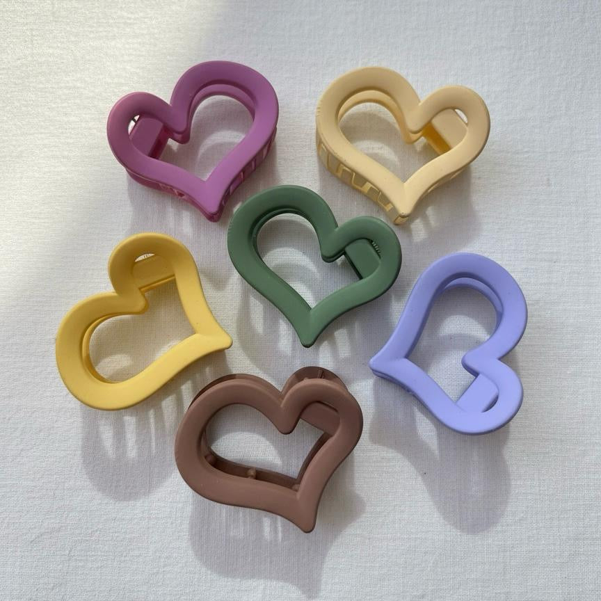 Heart Claw Clip